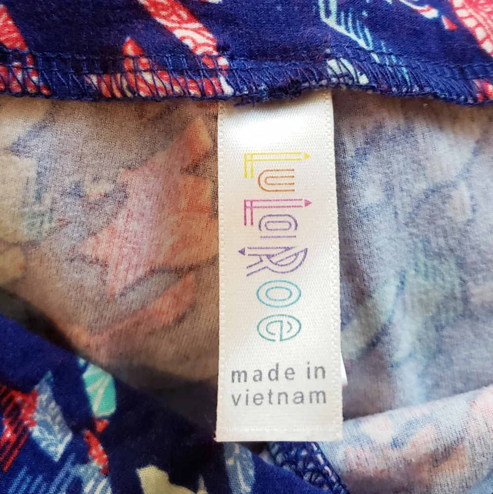 LuLaRoe leggings one size made in Vietnam - Picture 2 of 4